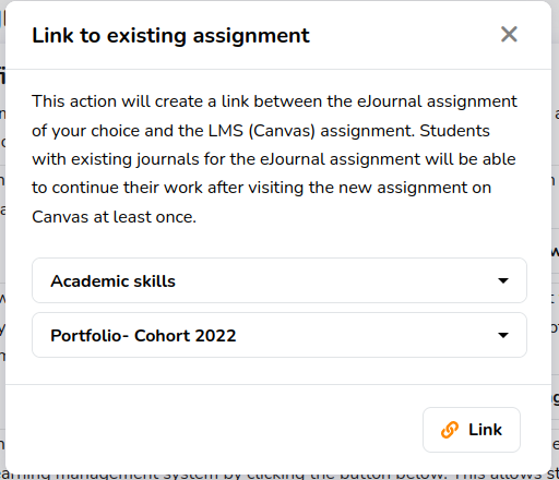 link-assignment-modal